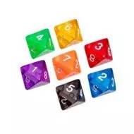 Osmistěnná kostka (K8) - průsvitná