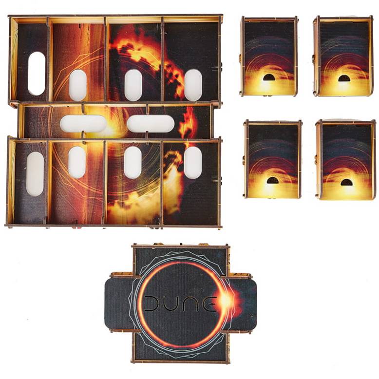 Dřevěný pořadač pro Duna: Impérium UV tisk (e-Raptor)