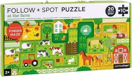 Petitcollage Bludiště a puzzle Farma