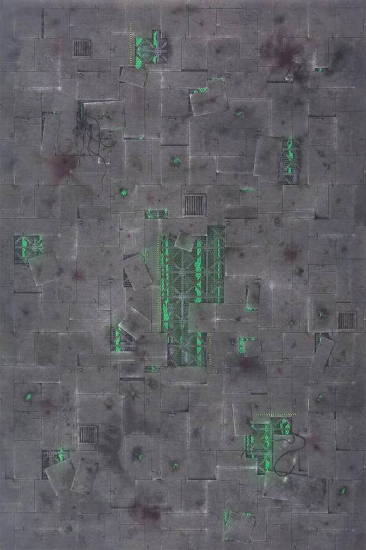 Herní podložka 6'x4' (183x122 cm) - různé motivy Barva: Chem Zone