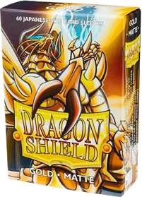 60 malých obalů Dragon Shield - matné Zlaté