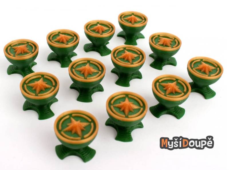 3D žetony setkání Scythe