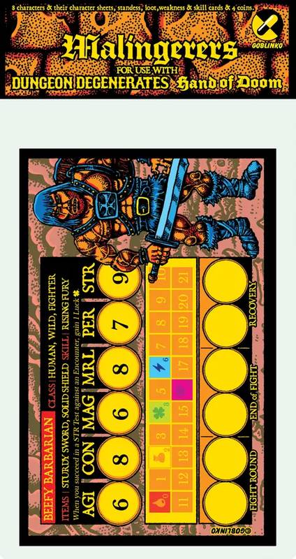 Dungeon Degenerates: Malingerers Character Pack - EN