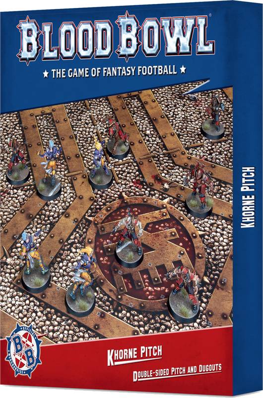 Blood Bowl Khorne Pitch & Dugouts (hřiště)