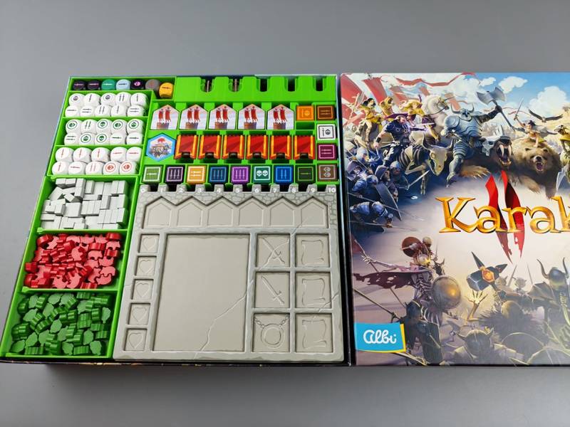 Insert: Karak II + Imperium + Chaos + figurky + promo (v3) (černý, 0078) NENÍ HRA! Insert pro hru Karak 2