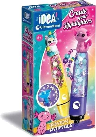 IDEA Kreativní sada pro výrobu zvýrazňovačů Trendy Animals