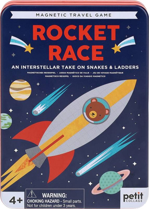 Collage Magnetická hra vesmírný závod