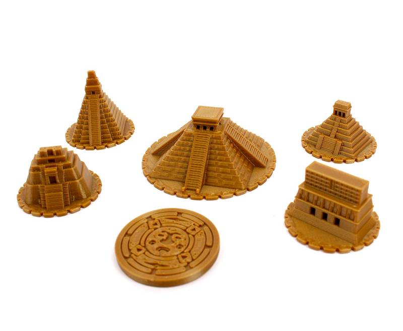 Tzolkin - Chrámy a reliéf