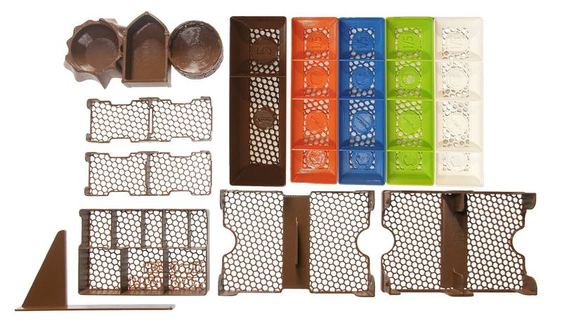 Mláďata z Divukraje - insert pro hru Barva: Hnědá, Barevné komponenty hráčů: Ano