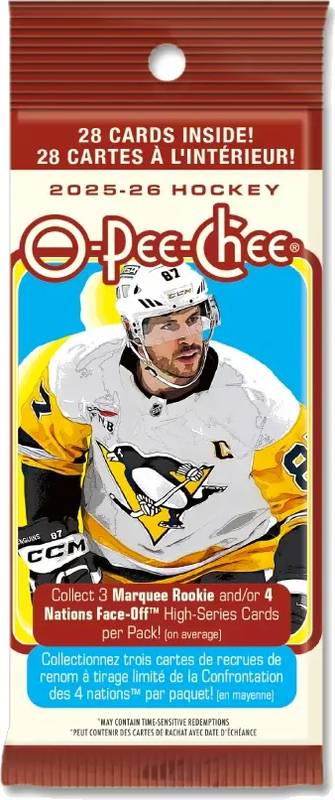 2025-26 Upper Deck O-Pee-Chee Hockey FAT Balíček