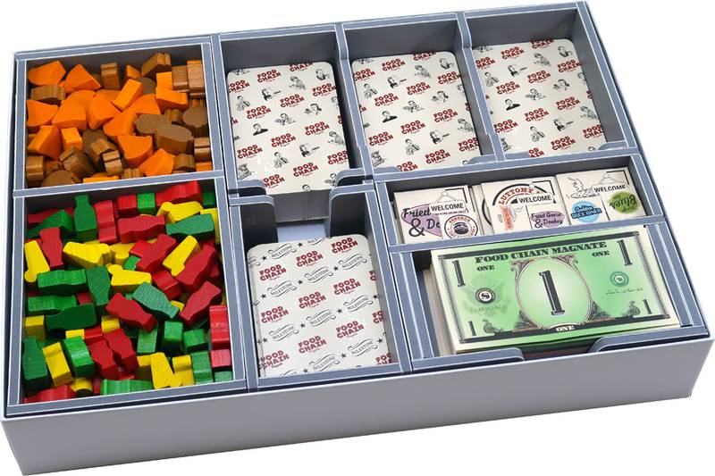 Food Chain Magnate Insert NENÍ HRA! (FS-FCM) - Insert: Králové rychlého občerstvení