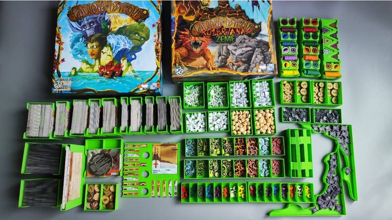 Insert: Duchové ostrova ALL-IN (černý, 0015) NENÍ HRA! Insert pro hru Duchové ostrova