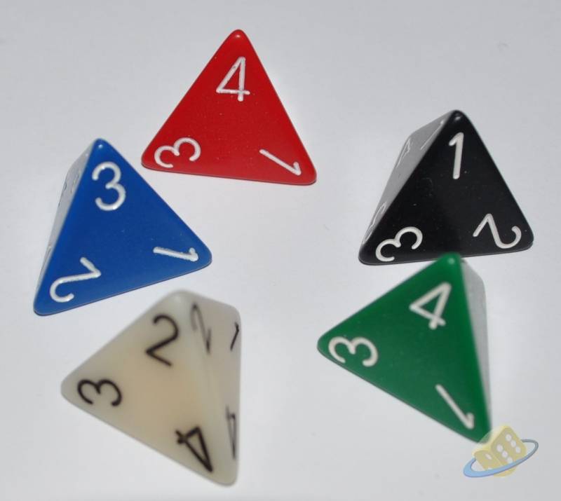 Kostka D4 jednobarevná - 29404