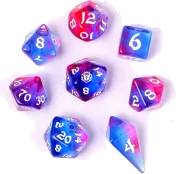 RPG Dice Set Unicorn Tears (8)