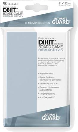 Obaly na karty 81 x 122 mm pro Dixit (Ultimate Guard Premium Soft)