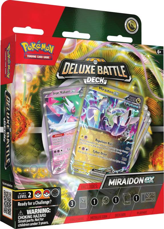 Pokémon TCG: Miraidon ex Deluxe Battle Deck