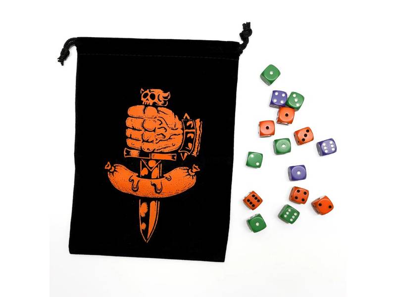 Dungeon Degenerates Dice Bag & Dice