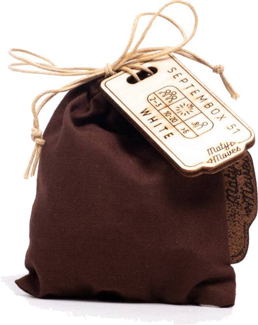 SEPTEMBOX 51 - White - látkový pytlík