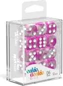 Dice Set Gemidice Magnolia - D6 16mm (12x)
