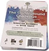 The Underground Challenge: Paris/New York