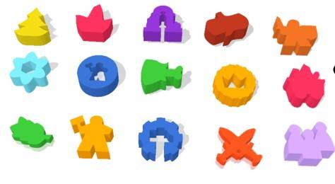 Kroniky Civilizace - - All-in Print&Play Herní žetony pro JEDNOHO hráče