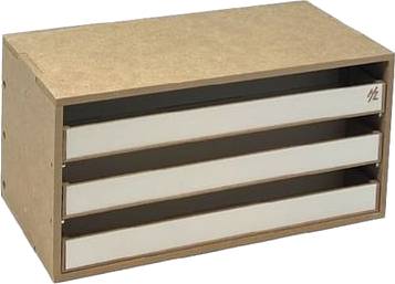 Stojan a modul na barvy (3 zásuvky na barvy)