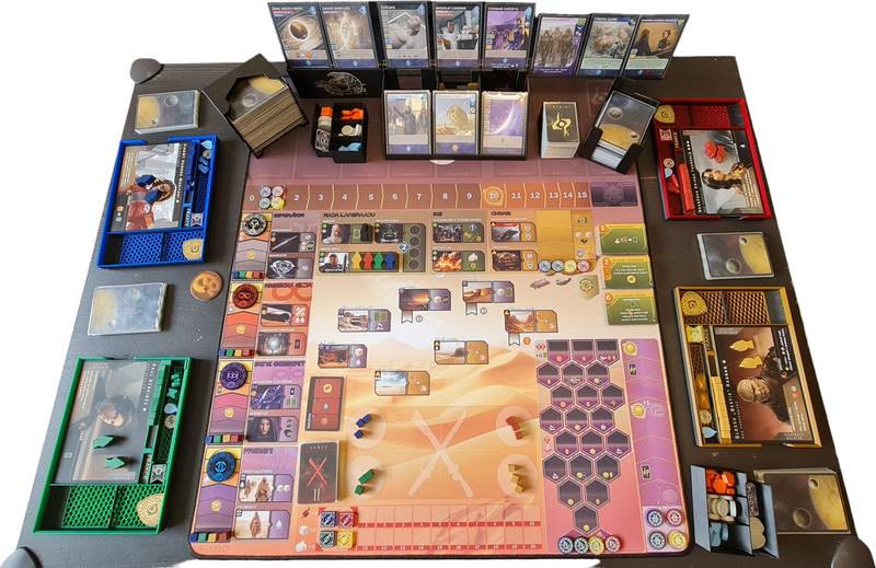 Herní podložka (playmat) 70x60 pro hru Duna: Impérium + Vzestup Iksu + Nesmrtelnost