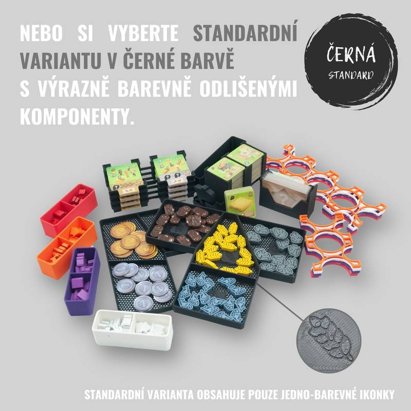 Naše osada - INSERT do hry (79370) Barva: Černá NENÍ HRA! Insert: Little Town