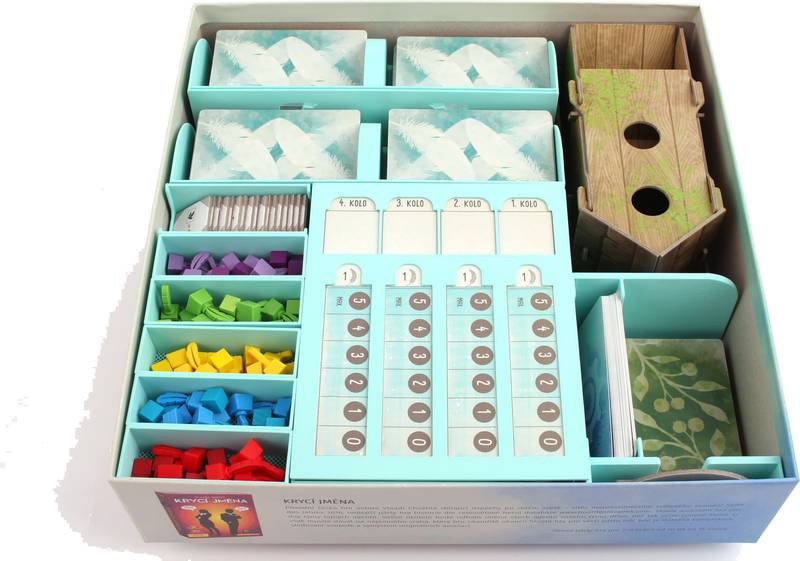 Na Křídlech - Insert Barva: Mint/tyrkysová NENÍ HRA! Insert: Wingspan