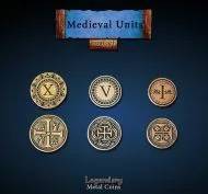 Medieval Units Metal Coin Set