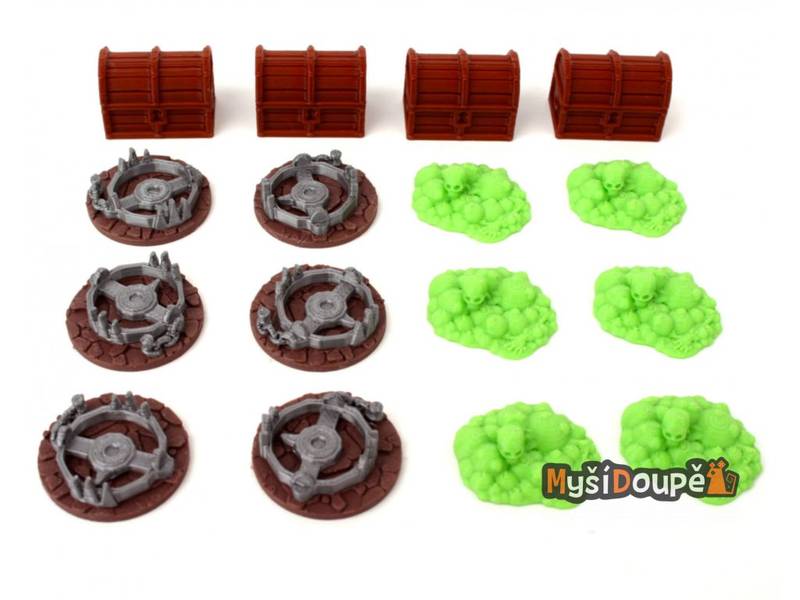 Gloomhaven - Pasti a truhly