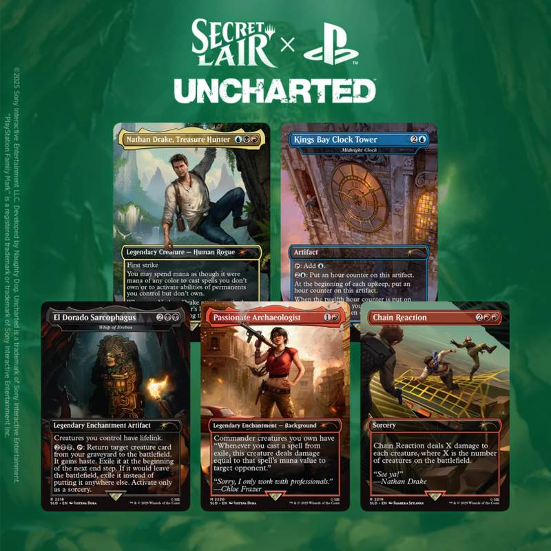 Magic: The Gathering Secret Lair x Uncharted