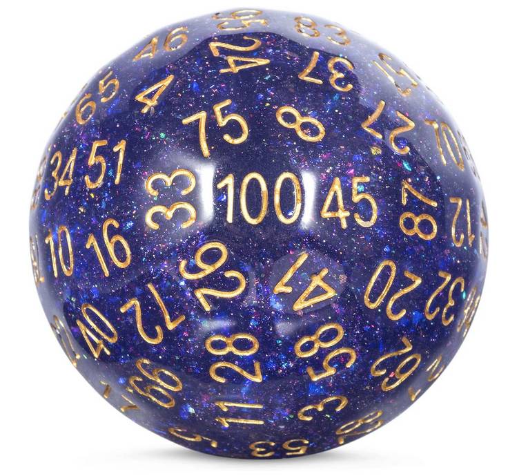 Kostka D100 - Universe