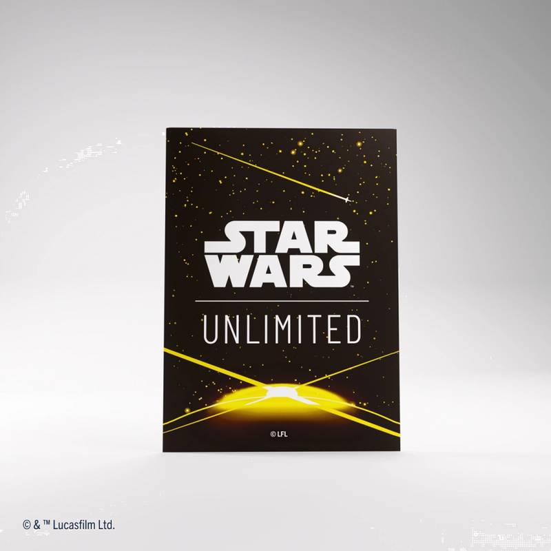Ochranné obaly na karty Gamegenic - Star Wars: Unlimited Art Sleeves Card Back Yellow (62 ks)