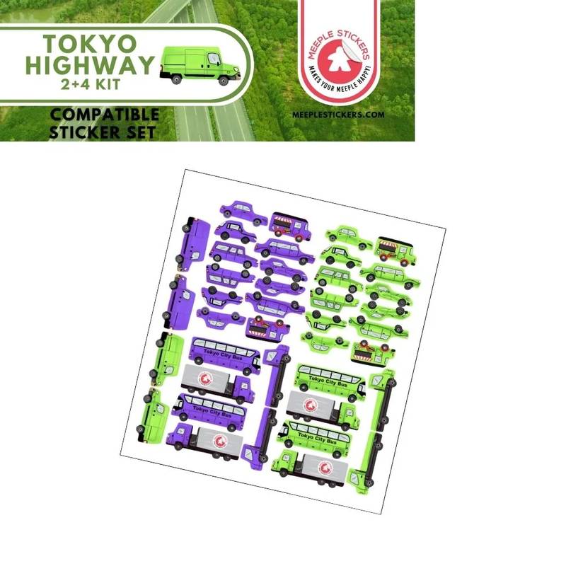 Samolepky pro Tokyo Highway