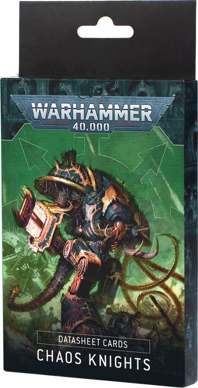 Warhammer 40,000 - Chaos Knights: Datasheet Cards