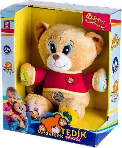 Medvěd Tedík mluvící 30cm