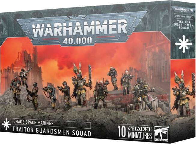 Warhammer 40,000 - Chaos Space Marines: Traitor Guardsmen Squad