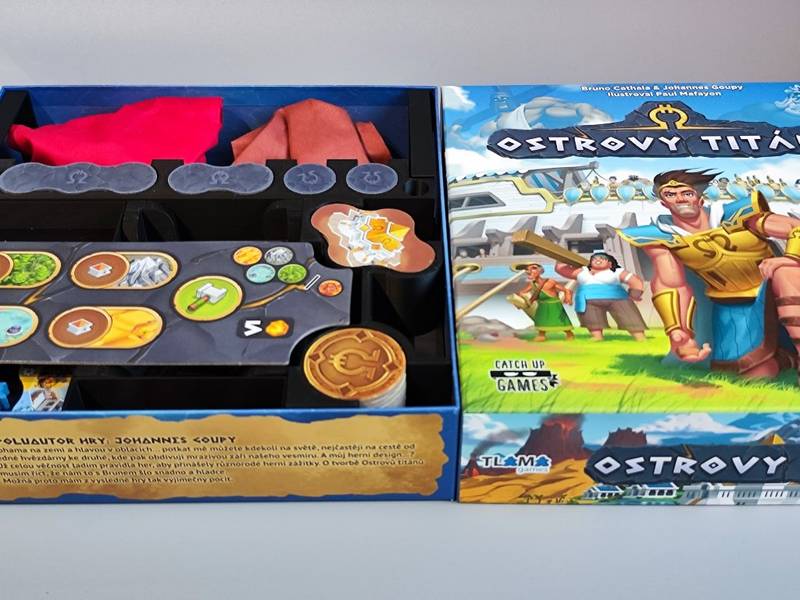 Ostrovy Titánů + Sólo rozšíření - Insert (černý, 0050) NENÍ HRA! Insert: Orichalcum + solo expansion