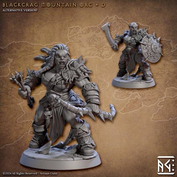 Orc - Blackrog Mountain Orc D Blackrog Orc