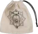 Dwarven Beige & Black Dice Bag
