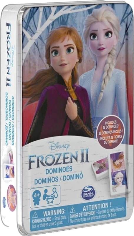 Domino v plechové krabičce frozen 2 - ledové království