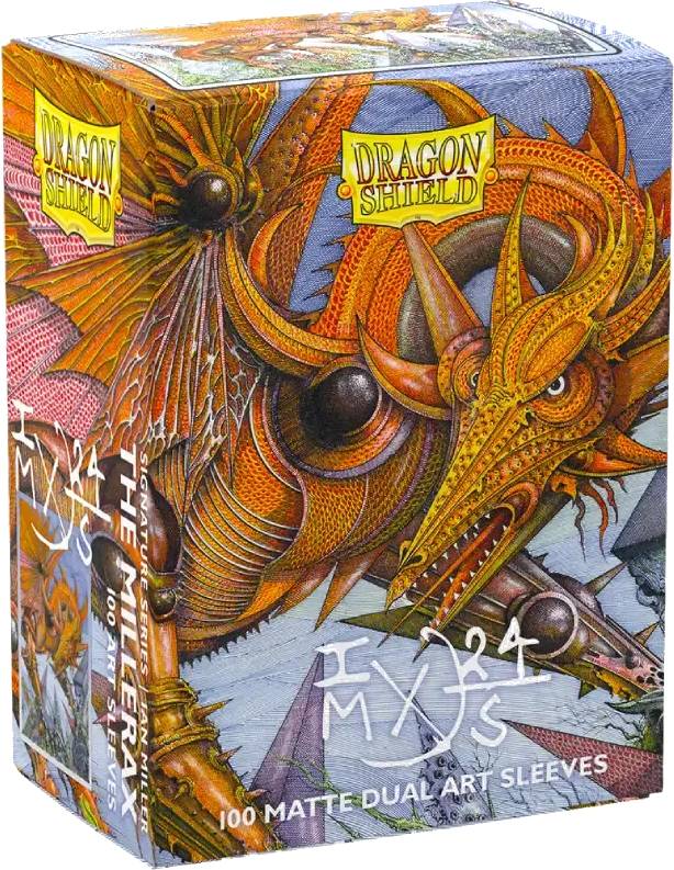 100ks Dragon Shield Obalů - Matte Dual Signature Series "The Millerax"