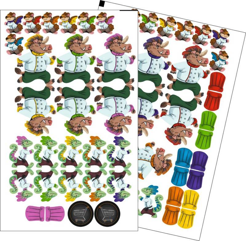 Samolepky pro Zvířecí kuchtíky