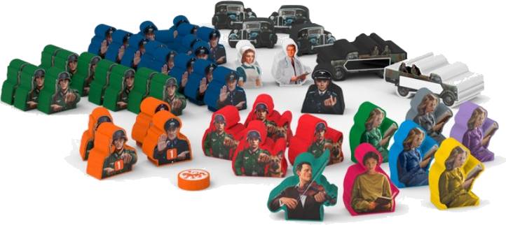 Dutch Resistance: Orange Shall Overcome! - Deluxe Wooden Components