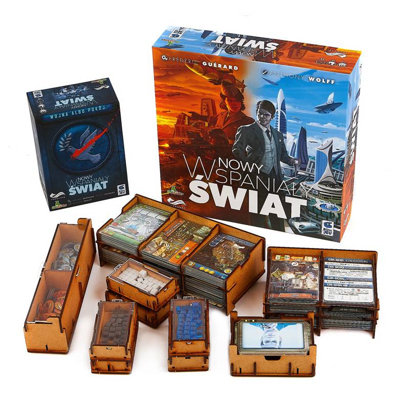 Dřevěný pořadač pro Svět divů + rozšíření