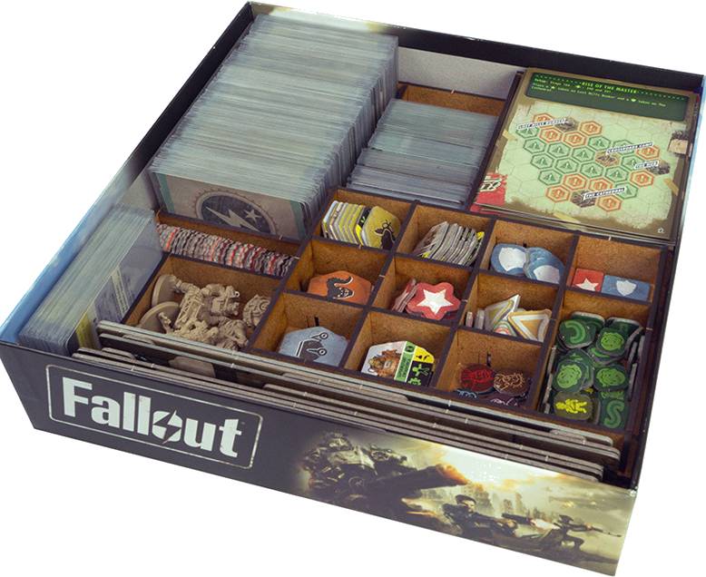 Dřevěný pořadač pro Fallout