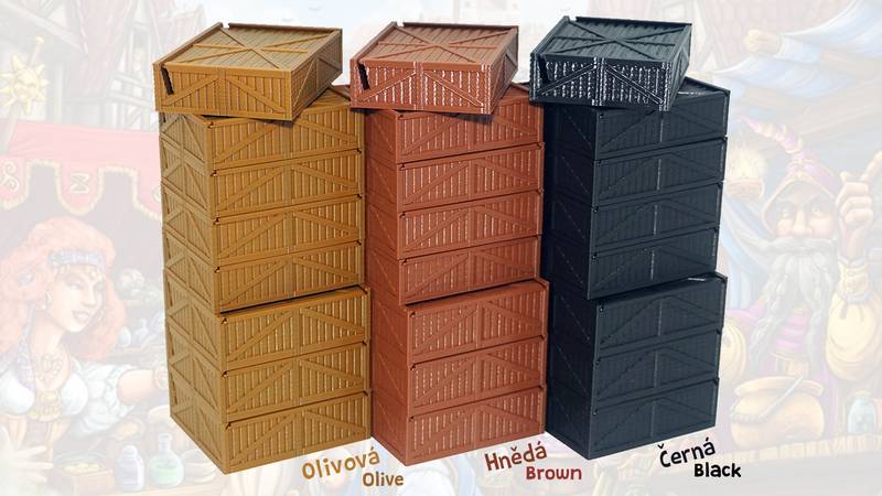 Kvedlalové z Kvedlinburku + Kořenářky + Alchymici Barva krabiček: hnědá