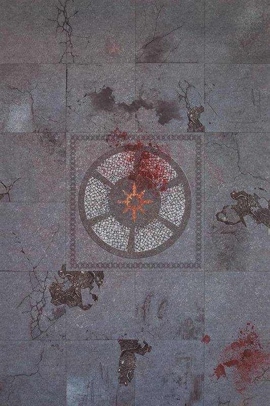 Herní podložka 6'x4' (183x122 cm) - různé motivy Barva: Mayhem Square