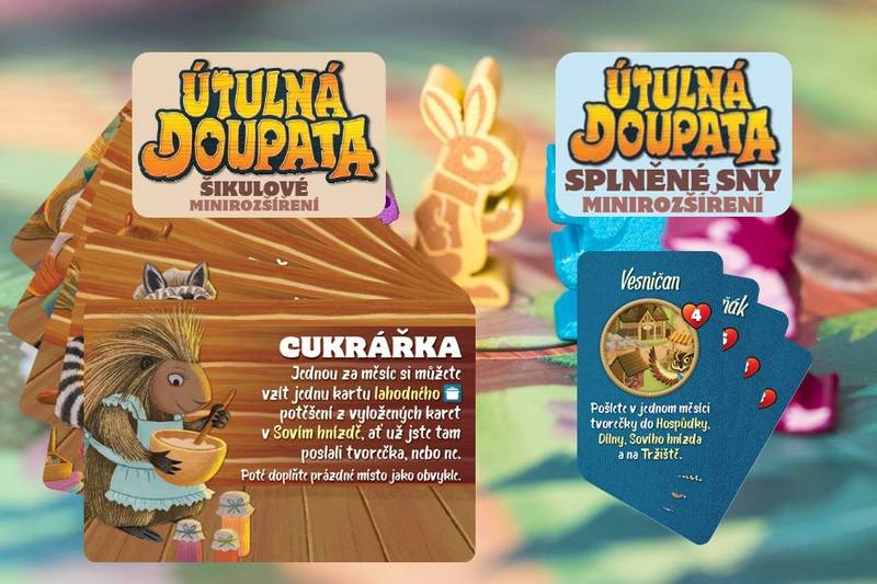 Útulná doupata: mini rozšíření Splněné sny + Šikulové